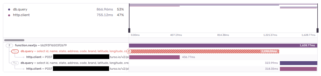 Calculating distance at the API layer